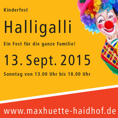 Bild vergrern: Halligalli, Kinderfest am Sonntag, 13. September 2015