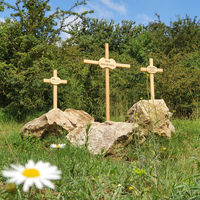 Bild vergrern: Neue Holzkreuze am Kalvarienberg aufgestellt-2