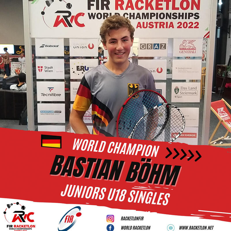 Weltmeister Bastian Böhm 2022