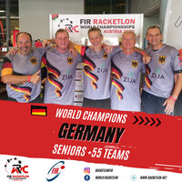 Bild vergrern: Weltmeister Deutschalnd Senioren +55 Team Deutschland 2022