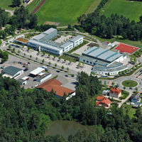 Bild vergrößern: Stadthalle Maxhütte-Haidhof Luftbild